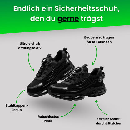 Vortex S3™ Sicherheitsschuhe für Damen & Herren - Schluss mit schweren Arbeitsschuhen